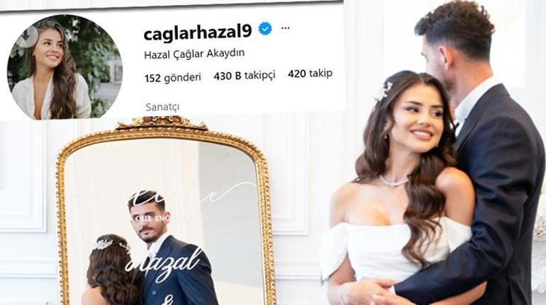 Düğün sonrası zaman kaybetmedi Instagram detayı ele verdi