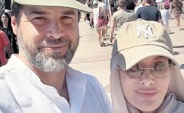 Eşinin ülkesine gitti