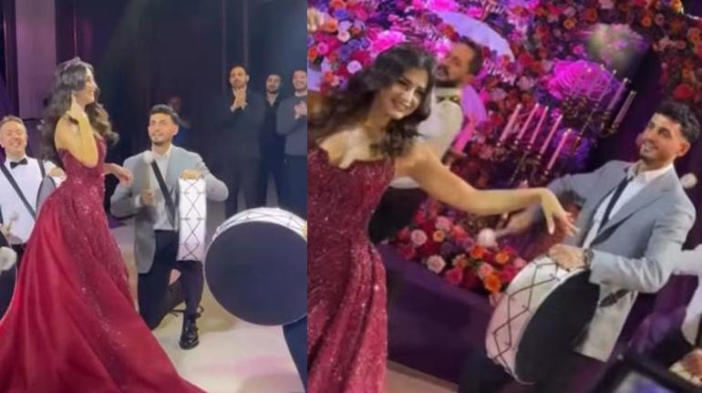 Hazal Çağlar ve Samet Akaydın düğün için gün sayıyor İşte kına gecesinden kareler