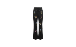 Blumarine: Siyah Boru Paça Pantolon