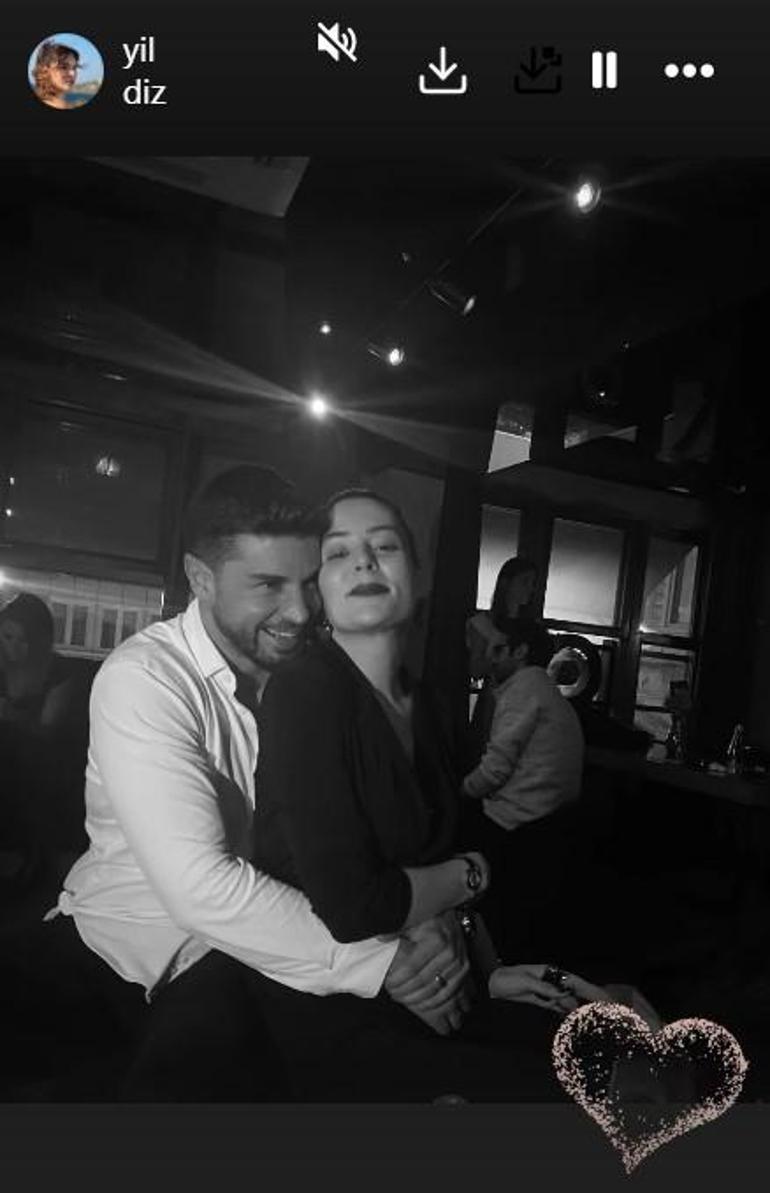 Ayrılık iddialarına inat sarmaş dolaş Ünlü çiftin romantik karesine beğeni yağdı