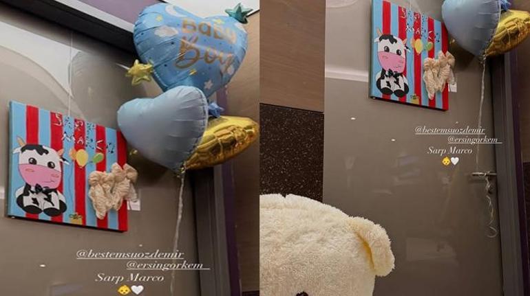 Bebeğini kucağına aldı Anne olan Bestemsu Özdemirden ilk paylaşım