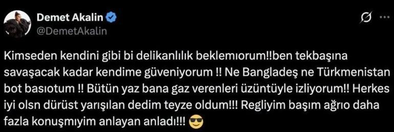 Demet Akalın’dan sert tepki Kimseden delikanlılık beklemiyorum