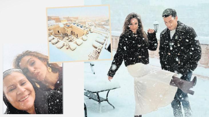 ‘Uzak Şehir’e kar yağdı