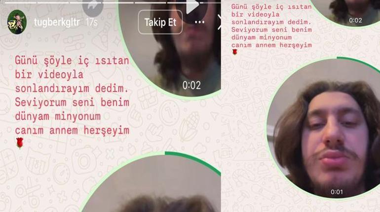 Güllünün oğlu Tuğberk annesiyle WhatsApp konuşmasını paylaştı