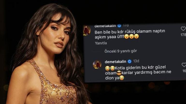 Hande Erçelin kıyafetine Demet Akalından olay sözler