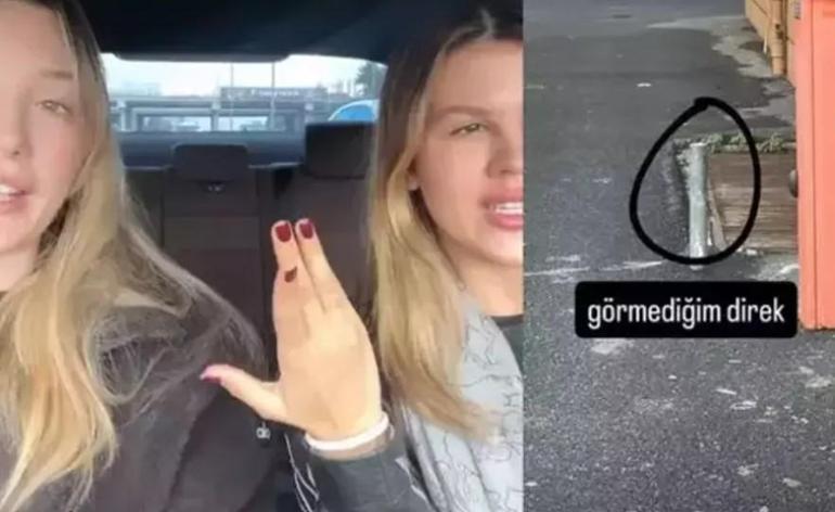 Milyonluk aracını çarptı Gülseren Ceylan ve Yasmin Erbil kaza yaptı