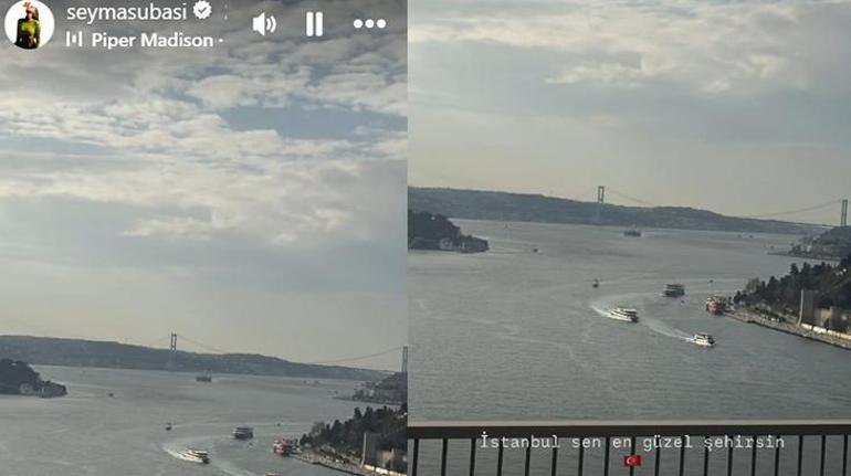 Uyuşturucu operasyonunda gözaltına alınmıştı Şeyma Subaşıdan İstanbul paylaşımı