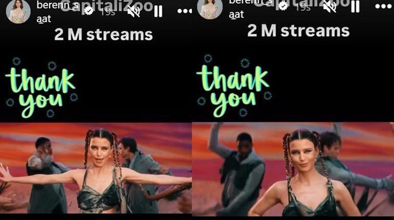 Eleştirilere kulak asmadı Beren Saatten CapitaliZoo teşekkürü