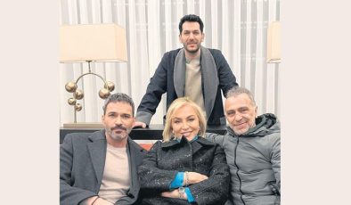 Fırtınalı ailenin huzurlu anı