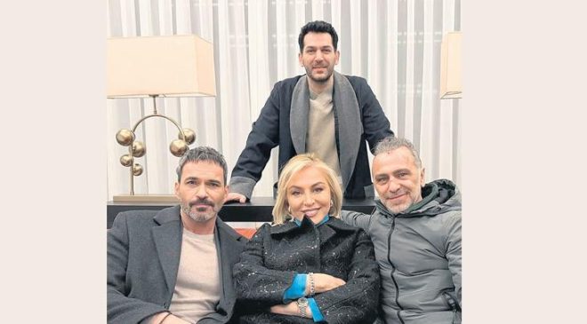 Fırtınalı ailenin huzurlu anı