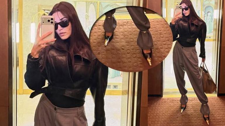 Hande Erçel tarzıyla olay oldu Ayakkabılarına yorum yağdı