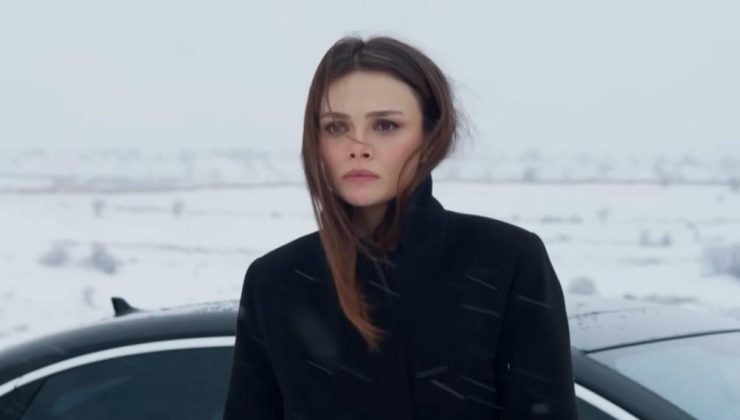 Karlar kraliçesi Alya! Soğuğa rağmen ışıldadı