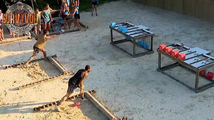 Nefes kesen mücadele! Survivor'da büyük ödül için kıyasıya yarıştılar
