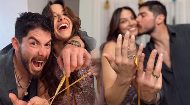 Survivor Anıl Berk Baki evlilik yolunda ilk adımı attı! İşte nişandan kareler