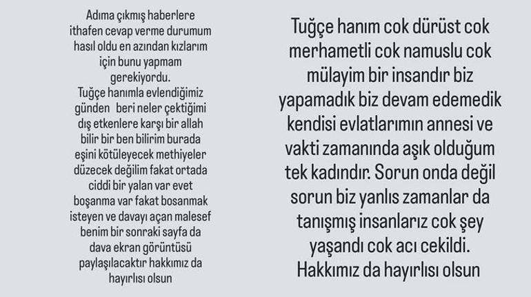 Tuğçe Tayfurdan ihanet ve aldatma iddiası Eşi Muhammet Aydından jet hızında yanıt