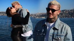 Boğaz'da romantik anlar! Icardi, nişanlısı China Suarez'i öpücük yağmuruna tuttu