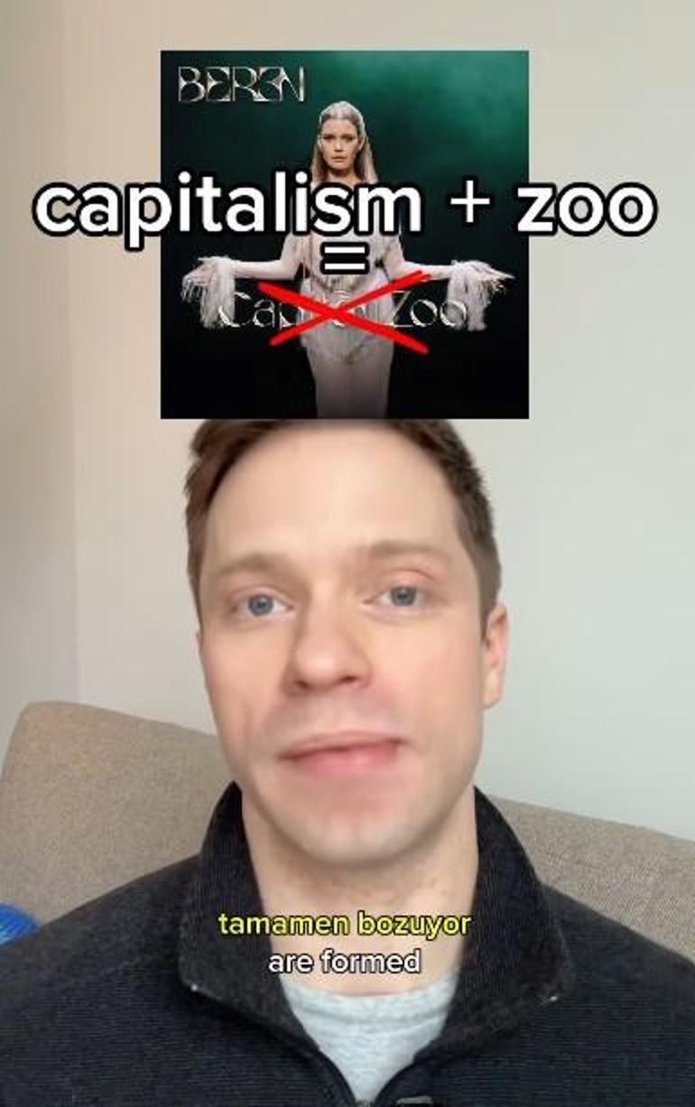 Beren Saatin “Capitalizoo” şarkısının tartışması büyüyor: İngiliz dil bilimcisinden şaşırtan analiz