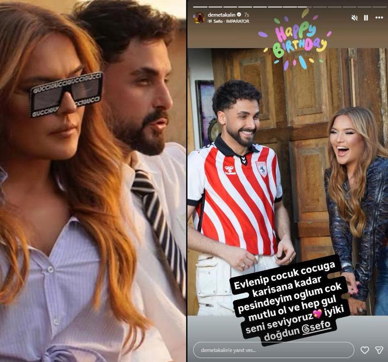 Demet Akalın’dan Sefo’ya olay mesaj: Evlenene kadar peşindeyim