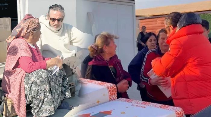 Depremzedelere yardım