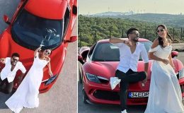 Dilan ve Engin Polat'ın kırmızı Ferrari'si satışta! İstenen fiyat dudak uçuklattı: Artık tiksinti geldi