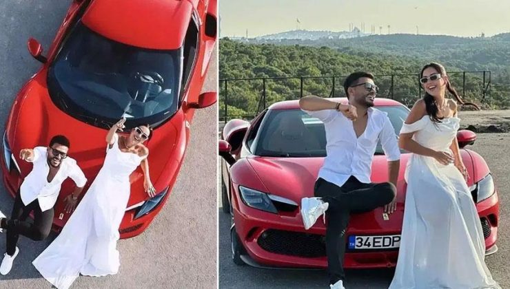 Dilan ve Engin Polat'ın kırmızı Ferrari'si satışta! İstenen fiyat dudak uçuklattı: Artık tiksinti geldi