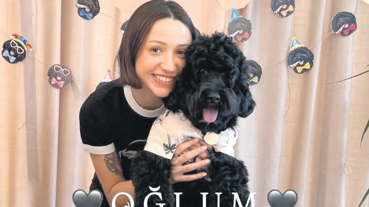 Köpeğine doğum günü