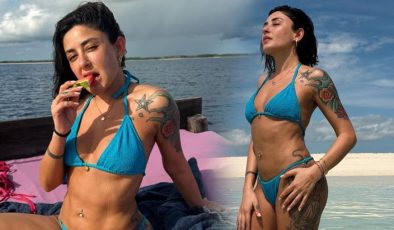 Melek Mosso'nun tatil paylaşımı tepki çekti: 'Saygın olsun'