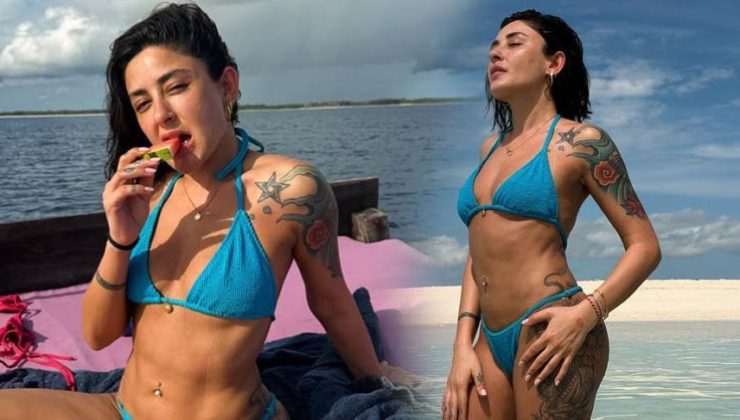 Melek Mosso'nun tatil paylaşımı tepki çekti: 'Saygın olsun'