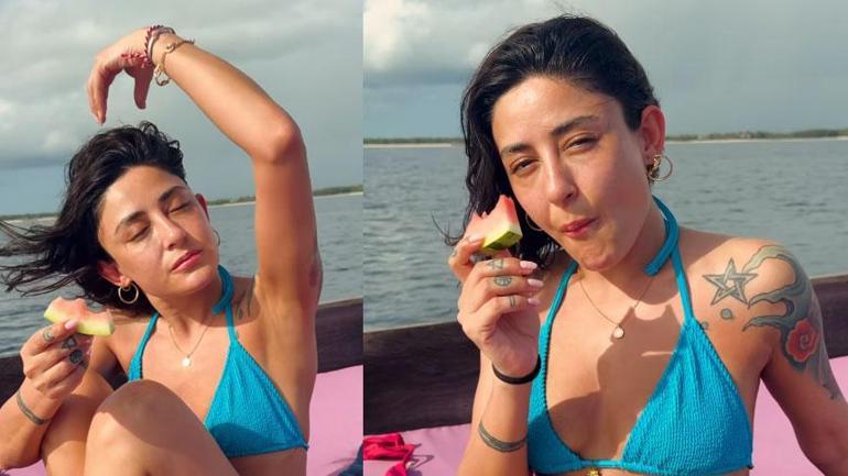 Melek Mossonun tatil paylaşımı tepki çekti: Saygın olsun