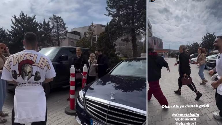 Okan Kurt milli takım seçmelerinde yarıştı: Eşi Demet Akalın tribünde