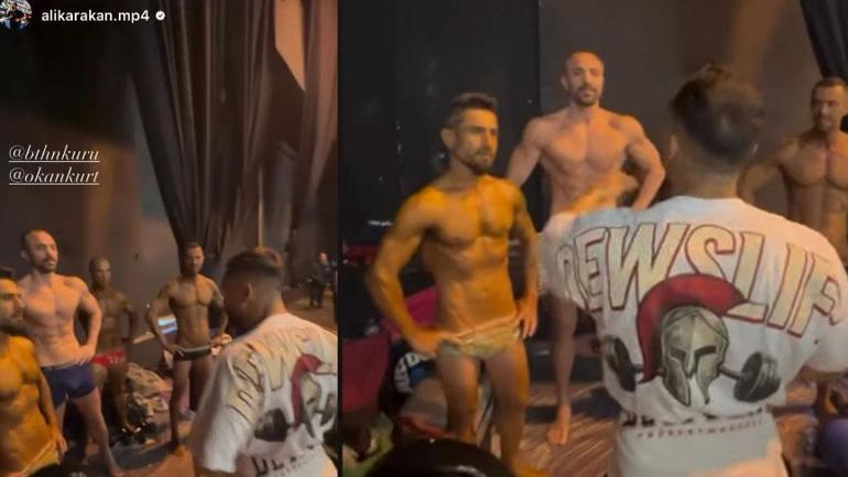 Okan Kurt milli takım seçmelerinde yarıştı: Eşi Demet Akalın tribünde