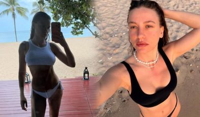 Serenay Sarıkaya ile Mert Demir, Türkiye'ye el ele döndü