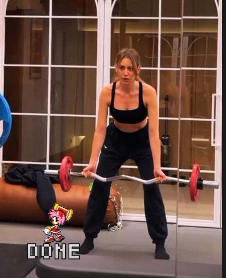 Sinem Kobal’ın spor paylaşımı sosyal medyayı salladı