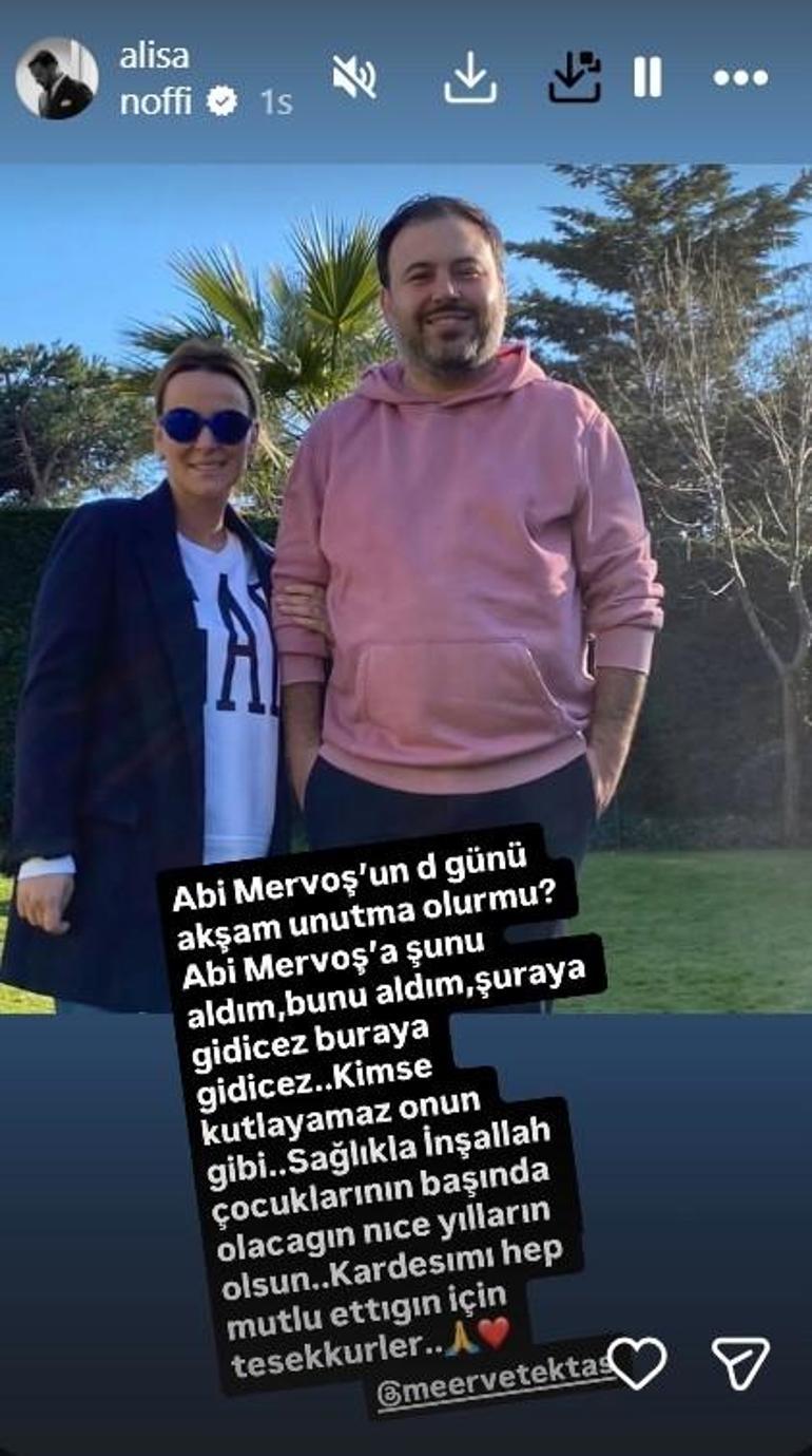 Alişan, yengesinin doğum gününü kutladı Kardeşimi hep mutlu ettiğin için teşekkürler