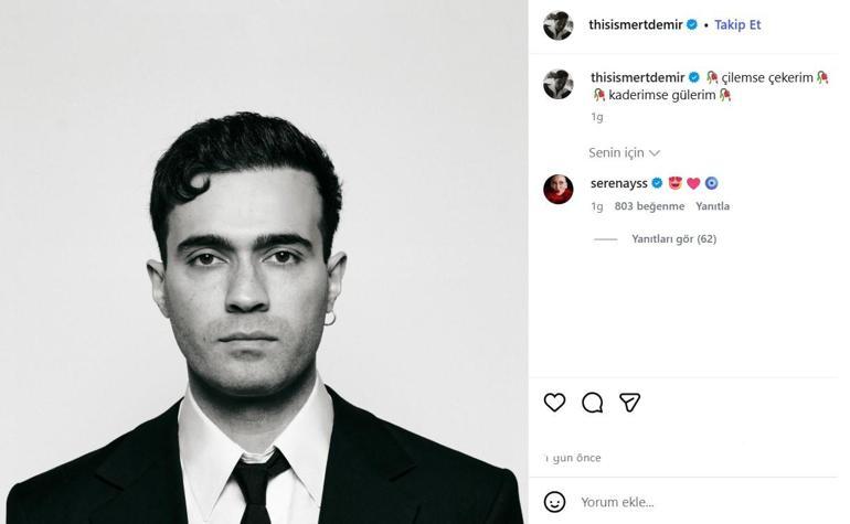 Ayrıldıkları iddia ediliyordu: Mert Demirin yeni karesine Serenay Sarıkaya yorumsuz kalamadı