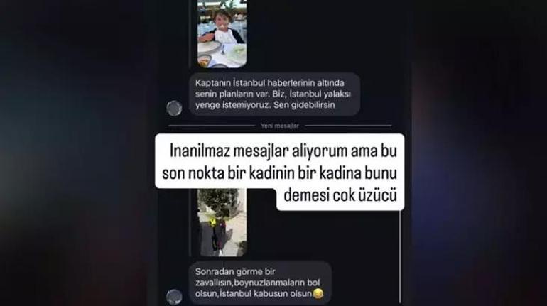 Eleştirilerin hedefi oldu Uğurcan Çakırın eşi gelen mesajları ifşa etti