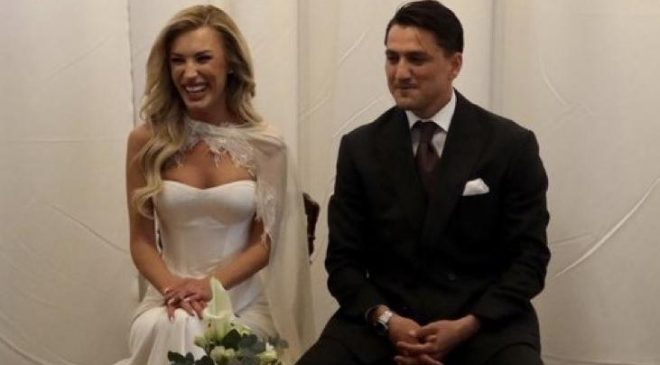 Evlilik yolunda ilk adım! Cengiz Ünder ve Bilge Yenigül nişanlandı
