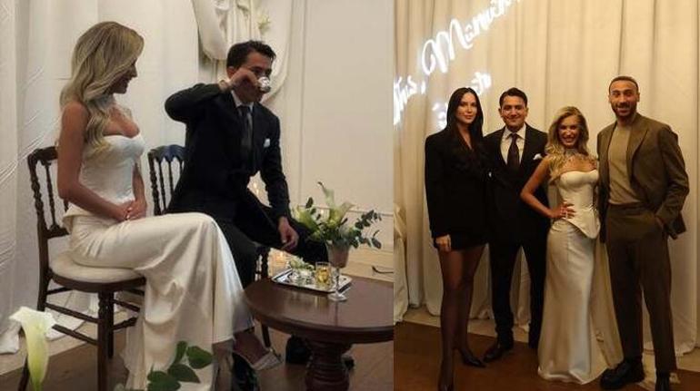 Evlilik yolunda ilk adım Cengiz Ünder ve Bilge Yenigül nişanlandı