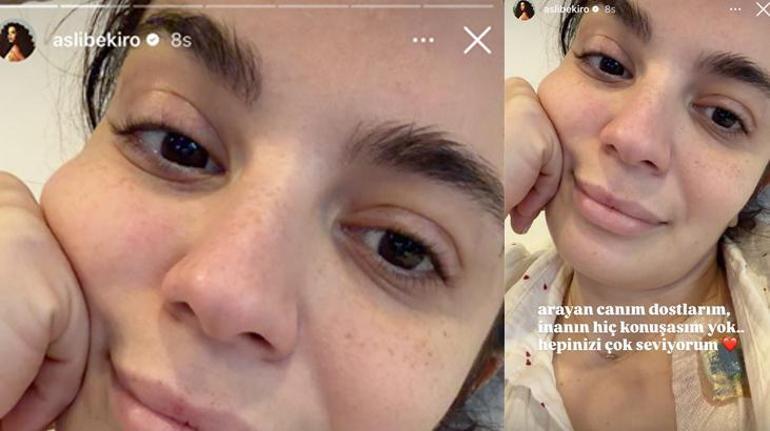 Hastaneden çıkamıyor Aslı Bekiroğlundan yeni paylaşım: Hiç konuşasım yok