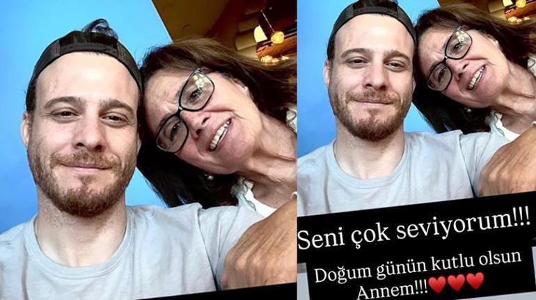 Kerem Bürsin annesinin doğum gününü kutladı Seni çok seviyorum