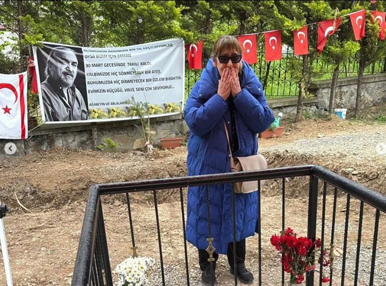 Melek Baykal, Volkan Konak’ın mezarını ziyaret etti: Seni hiç unutmayacağız