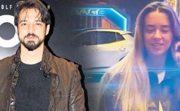 Sevgilisiyle katıldı