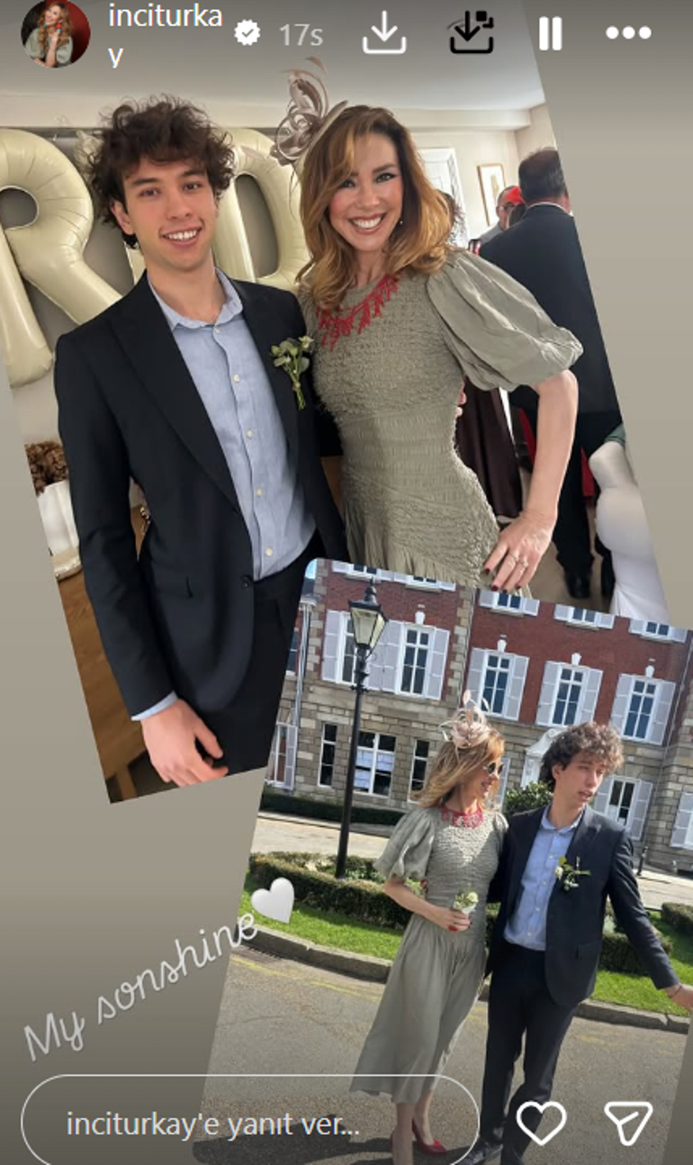 Sihirli Annemin Betüşüydü İnci Türkay oğlu ile fotoğrafını paylaştı