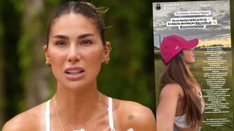 Survivorda Gözde Bozkurt elendi Veda sonrası imalı paylaşım: Bazıları kazanmak için her yolu mübah gördü
