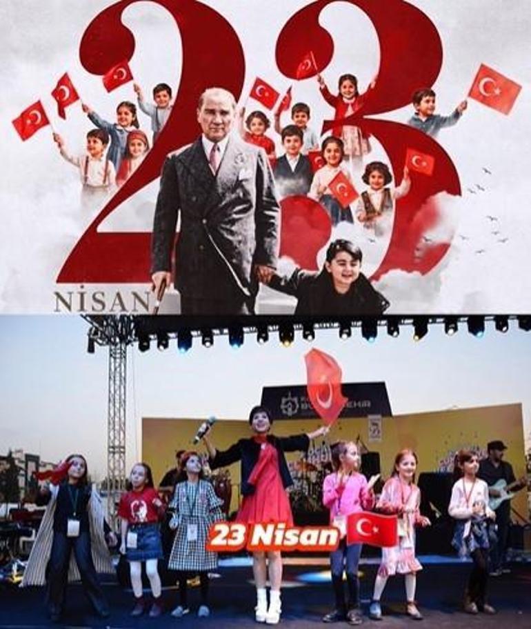 Ünlülerden 23 Nisan Ulusal Egemenlik ve Çocuk Bayramı paylaşımı