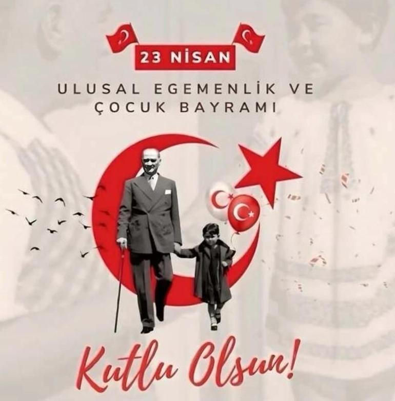 Ünlülerden 23 Nisan Ulusal Egemenlik ve Çocuk Bayramı paylaşımı