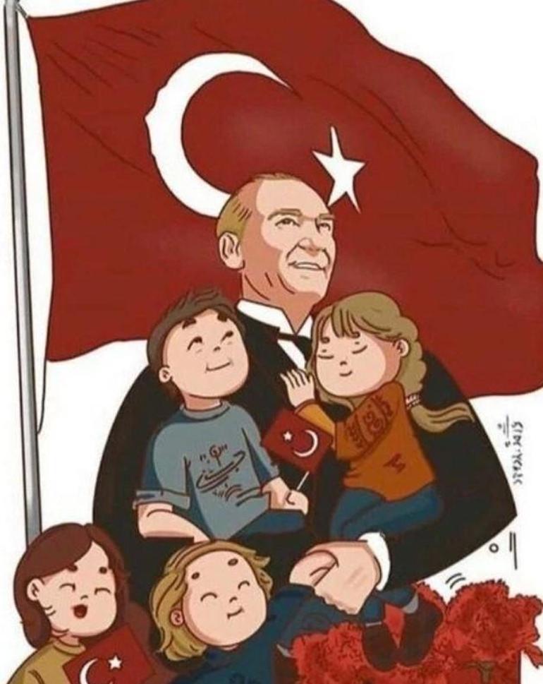 Ünlülerden 23 Nisan Ulusal Egemenlik ve Çocuk Bayramı paylaşımı