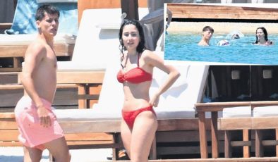 Aşıklar Bodrum’da eğlendi