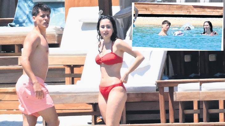 Aşıklar Bodrum’da eğlendi